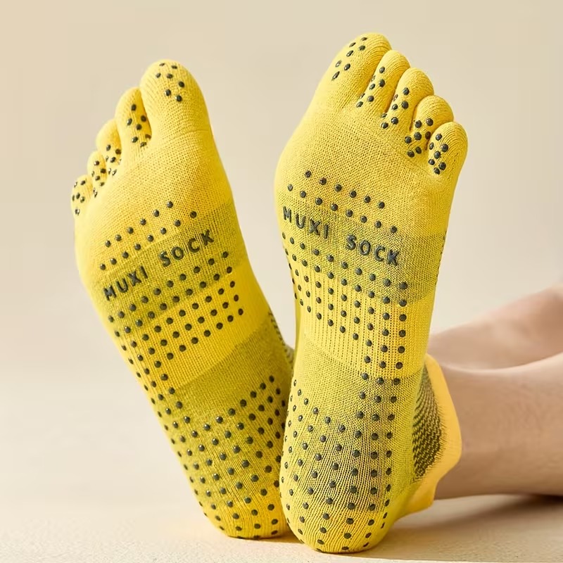 Men's 3-Pair Toe Socks Anti-Sl - Sports Grip 评论和价格