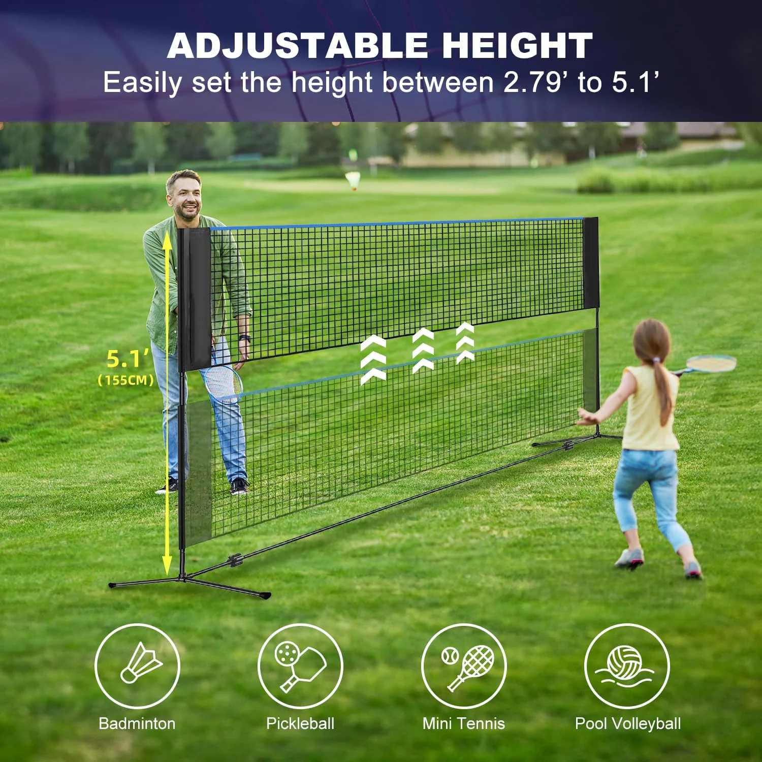 Height Steel 10FT Multi Sport  - Badminton Bag 评论和价格