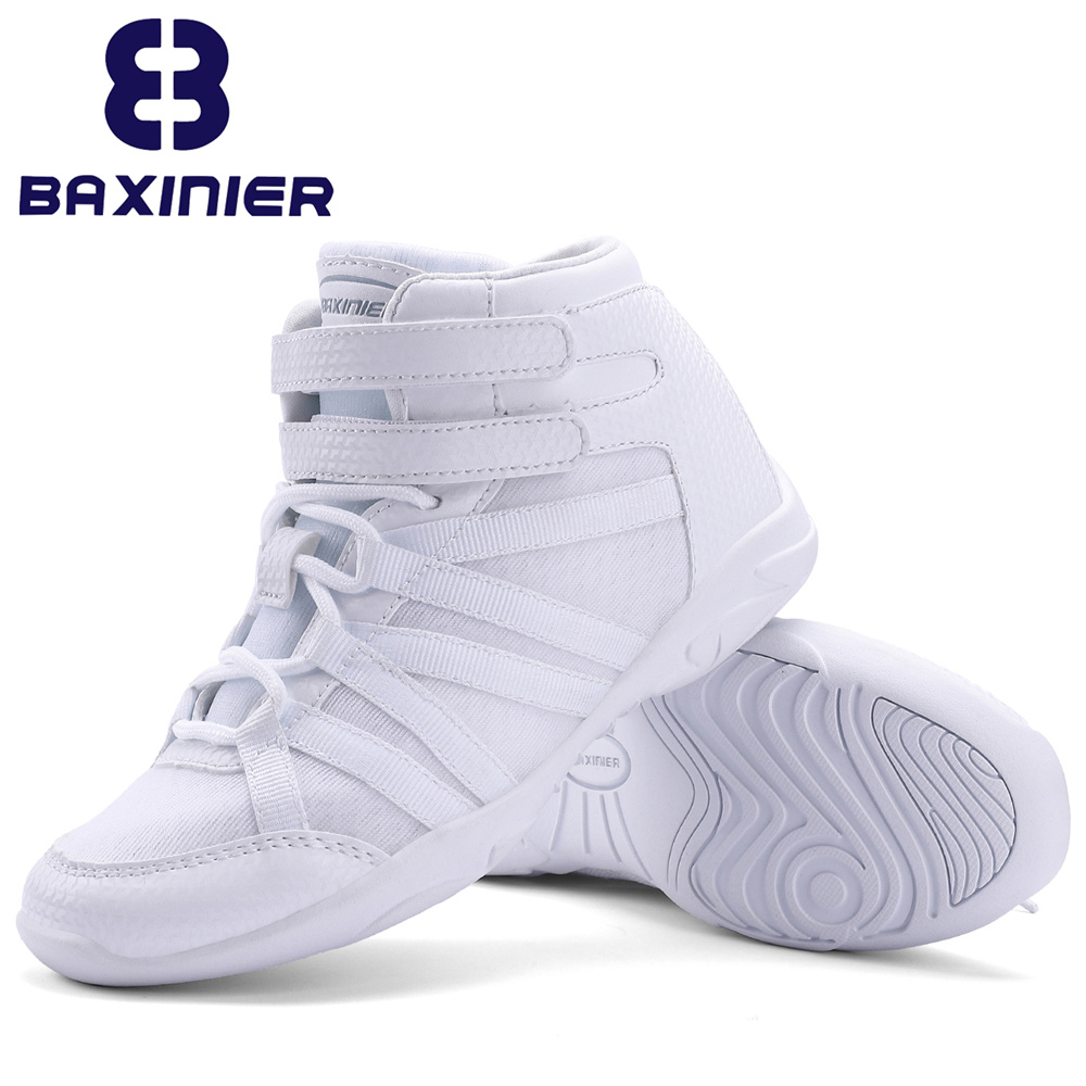 BAXINIER Girls White High Top  - Badminton Shoes 评论和价格