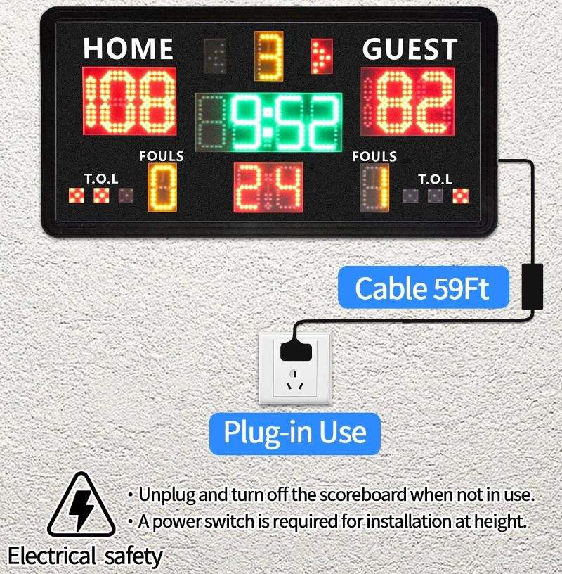 Portable Console Panel Control - Scoreboard Digital 评论和价格