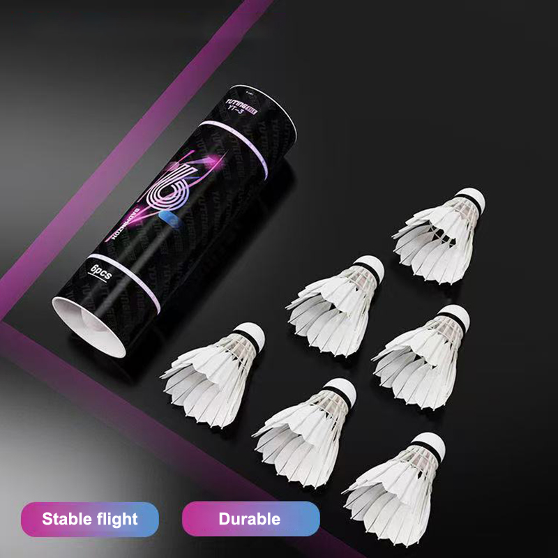 3/6Pcs Badminton Balls Shuttle - Feather Shuttlecock 评论和价格