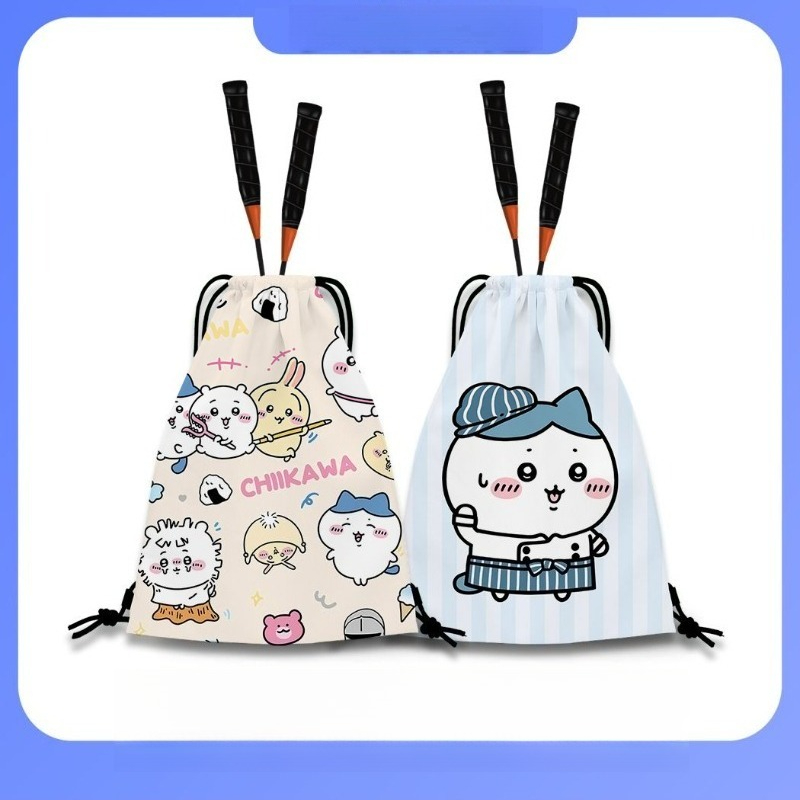 Cartoon Kawaii Drawstring Back - Badminton Bag 评论和价格