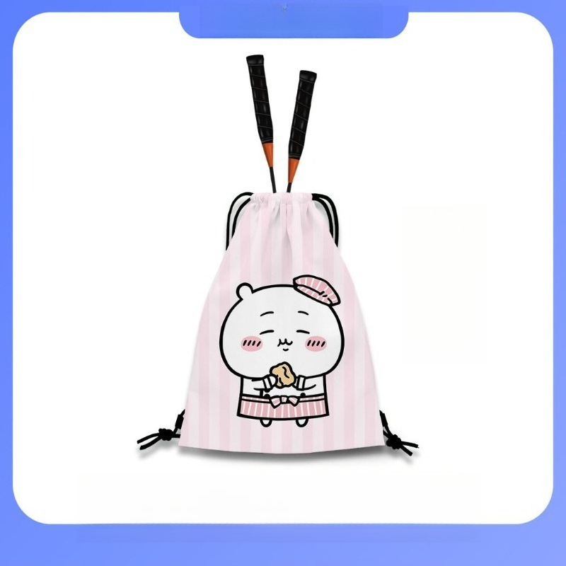 Cartoon Kawaii Drawstring Back - Badminton Bag 评论和价格